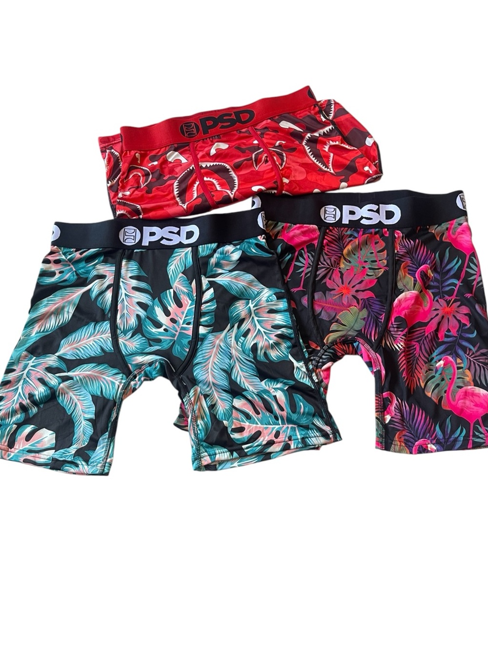 PSD Men’s Boxer Briefs 3 Pairs Size Small
